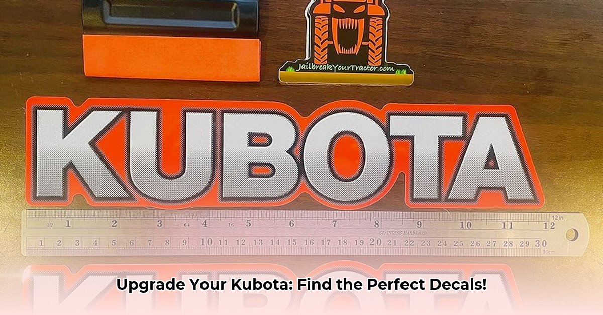 thumbnail image 2 of AceDecals Kubota KX080-3 Decal Kit – Reproduction Stickers For KX080-3 Excavator 2 of 6
